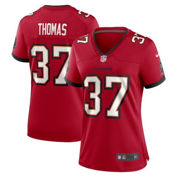 Women's Tampa Bay Buccaneers Tavierre Thomas Red Game Jersey