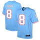 Youth Tennessee Titans Will Levis Light Blue Oilers Throwback ALT2 Player Game Jersey
