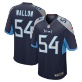 Men's Tennessee Titans Garret Wallow Navy Game Jersey