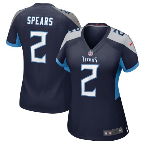 Women's Tennessee Titans Tyjae Spears Navy Game Jersey