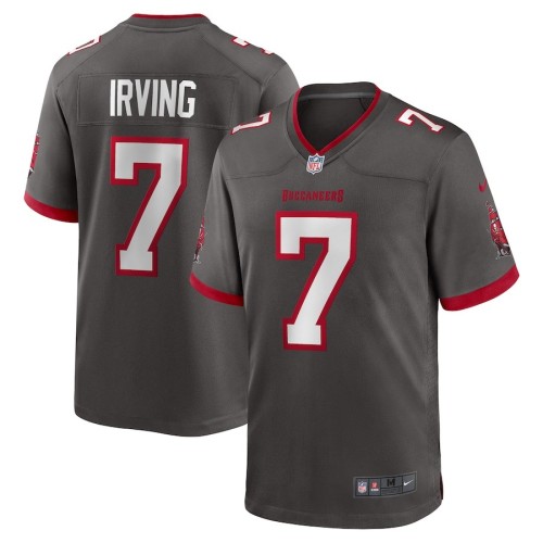 Men's Tampa Bay Buccaneers Bucky Irving Pewter Alternate Game Jersey