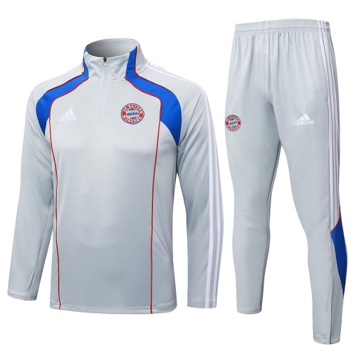 Bayern Munich 25/26 Retro Half-Zip Training Top and Pants Set B2548