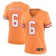 Women's Tampa Bay Buccaneers Baker Mayfield Orange Throwback Game Jersey
