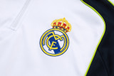 Real Madrid 25/26 Retro Half-Zip Training Top and Pants Set B2544
