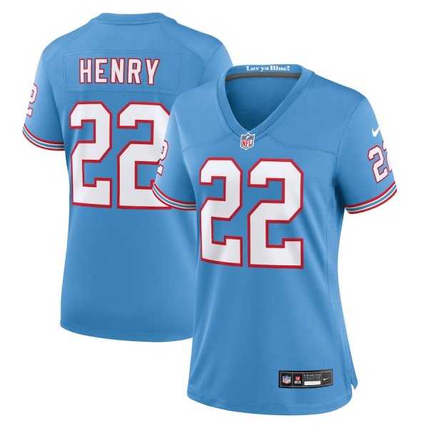 Women's Tennessee Titans Derrick Henry Light Blue Player Jersey