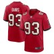Men's Tampa Bay Buccaneers Eric Banks Red Game Jersey