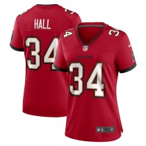 Women's Tampa Bay Buccaneers Bryce Hall Red Team Game Jersey