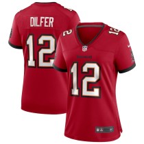Women's Tampa Bay Buccaneers Trent Dilfer Red Game Retired Player Jersey