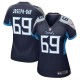 Women's Tennessee Titans Sebastian Joseph-Day Navy Game Jersey