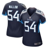 Women's Tennessee Titans Garret Wallow Navy Game Jersey
