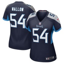 Women's Tennessee Titans Garret Wallow Navy Game Jersey