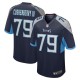 Men's Tennessee Titans Lloyd Cushenberry III Navy Game Jersey