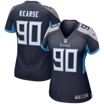 Women's Tennessee Titans Jevon Kearse Navy Game Retired Player Jersey
