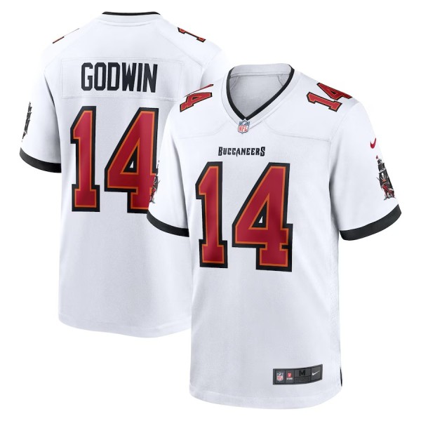 Men's Tampa Bay Buccaneers Chris Godwin White White Game Jersey