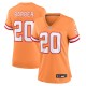 Women's Tampa Bay Buccaneers Ronde Barber Orange Throwback Game Jersey