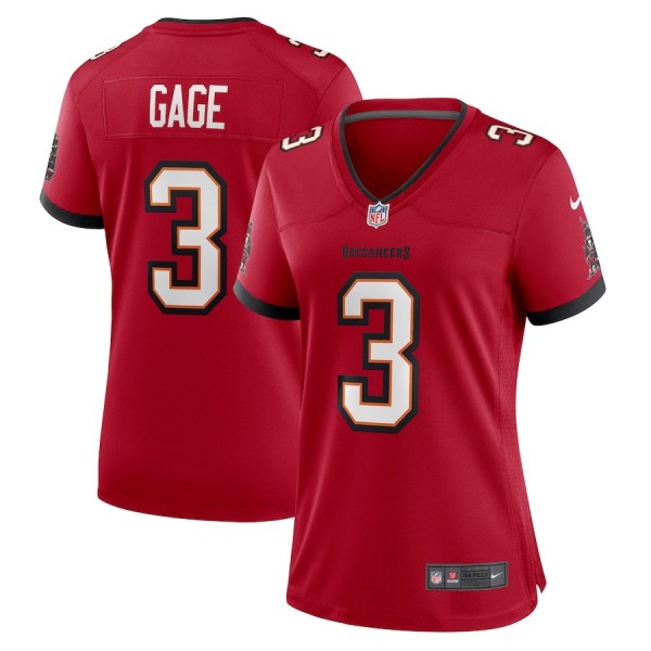 Women's Tampa Bay Buccaneers Russell Gage Red Game Jersey