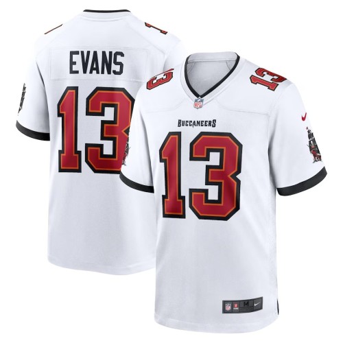 Men's Tampa Bay Buccaneers Mike Evans White White Game Jersey