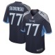Men's Tennessee Titans Peter Skoronski Navy Game Jersey