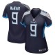 Women's Tennessee Titans Steve McNair Navy Game Retired Player Jersey
