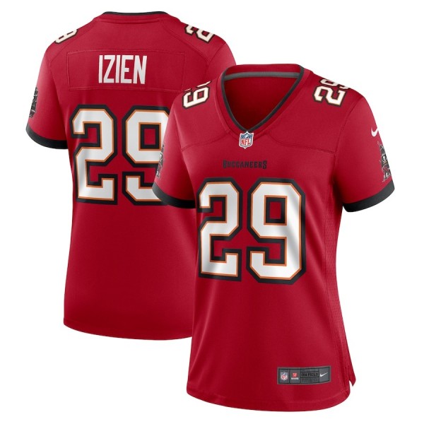 Women's Tampa Bay Buccaneers Christian Izien Red Game Jersey