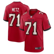 Men's Tampa Bay Buccaneers Lorenz Metz Red Game Jersey