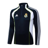 Real Madrid 25/26 Retro Half-Zip Training Top and Pants Set B2543