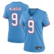 Women's Tennessee Titans Steve McNair Light Blue Oilers Throwback Retired Player Game Jersey