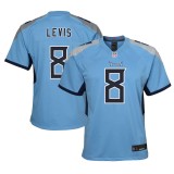 Youth Tennessee Titans Will Levis Light Blue Alternate Player Game Jersey