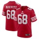 Men's San Francisco 49ers Colton McKivitz Scarlet Game Jersey