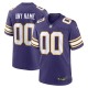 Youth Minnesota Vikings Purple Classic Custom Game Jersey