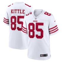 Men's San Francisco 49ers George Kittle White Team Game Jersey