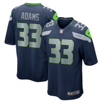 Men's Seattle Seahawks Jamal Adams College Navy Game Team Jersey
