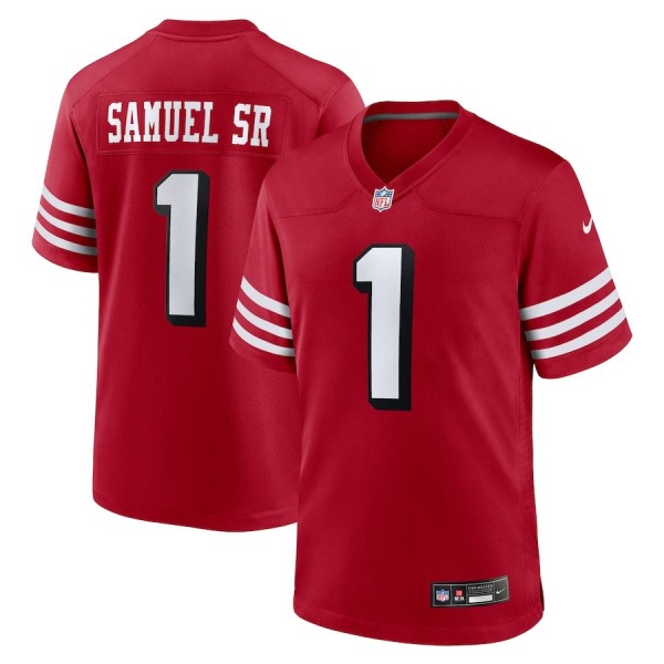 Men's San Francisco 49ers Deebo Samuel Sr Scarlet Alternate Game Jersey