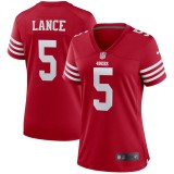 Women's San Francisco 49ers Trey Lance Scarlet Player Jersey