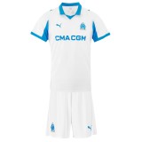 Kids Olympique Marseille 25/26 Home Jersey and Short Kit