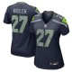 Women's Seattle Seahawks Riq Woolen College Navy Team Game Jersey