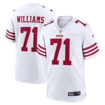 Men's San Francisco 49ers Trent Williams White Player Game Jersey