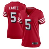 Women's San Francisco 49ers Trey Lance Scarlet Alternate Game Jersey