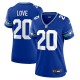 Women's Seattle Seahawks Julian Love Royal Throwback Player Game Jersey