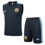 Argentina 25/26 Retro Sleeveless Jersey and Shorts Set D2584