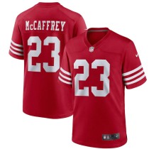 Youth San Francisco 49ers Christian McCaffrey Scarlet Game Jersey