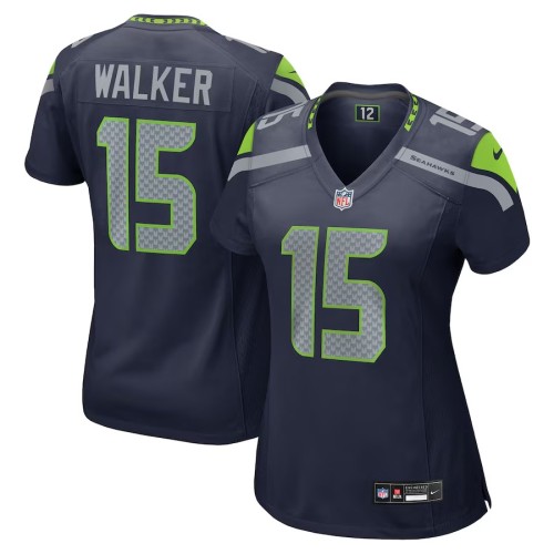 Women's Seattle Seahawks P.J. Walker College Navy Game Jersey