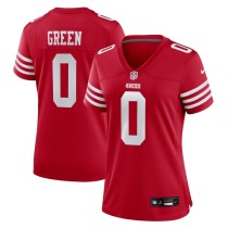 Women's San Francisco 49ers Renardo Green Scarlet Game Jersey