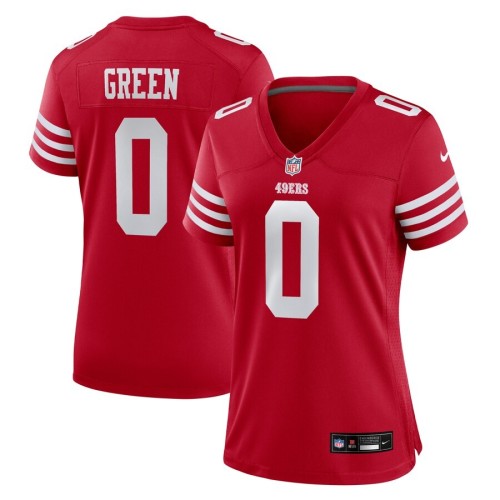 Women's San Francisco 49ers Renardo Green Scarlet Game Jersey