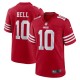 Men's San Francisco 49ers Ronnie Bell Scarlet Team Game Jersey