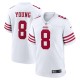 Men's San Francisco 49ers Steve Young White Retired Game Player Jersey