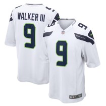 Men's Seattle Seahawks Kenneth Walker III White Away Game Player Jersey