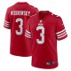 Men's San Francisco 49ers Mitch Wishnowsky Scarlet Game Jersey