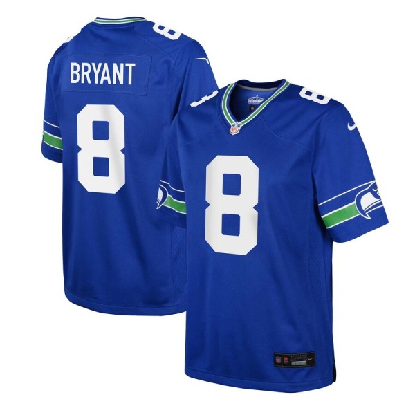 Youth Seattle Seahawks Coby Bryant Royal Alternate Player Game Jersey