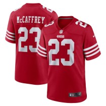 Men's San Francisco 49ers Christian McCaffrey Scarlet Game Player Jersey